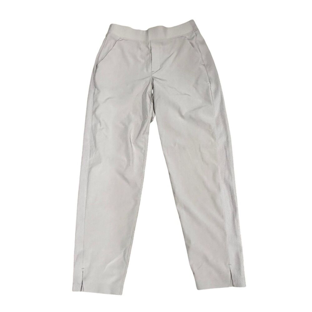 Athleta Lightweight Cream Stretch Pull-On Brooklyn Ankle Pant Size 2
